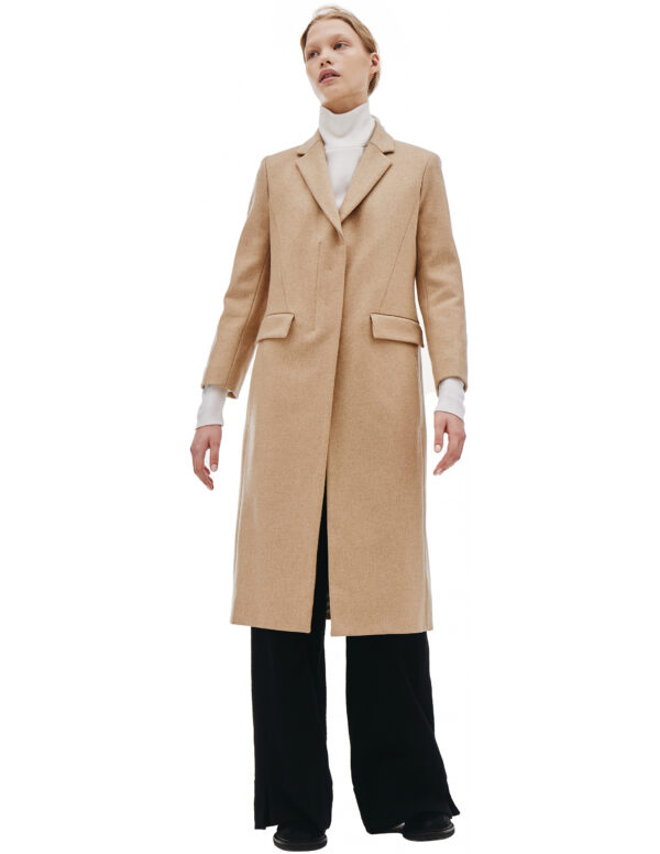 The Row Beige Wool Coat