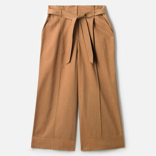 Thought Earth Brown Belted Culottes