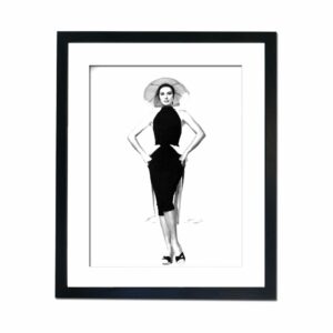 'Toreador Pants for Beach Wear with an Apron Skirt' Framed Photographic Print