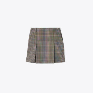 Tory Burch Pleated-Front Twill Golf Skirt