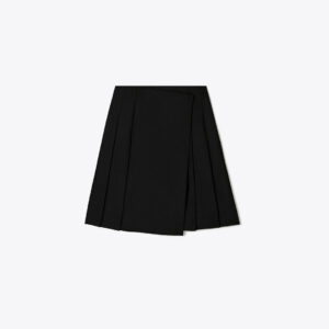 Tory Burch Stretch Wool Wrap Skirt