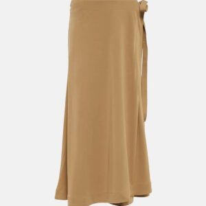 Toteme Jersey wrap skirt