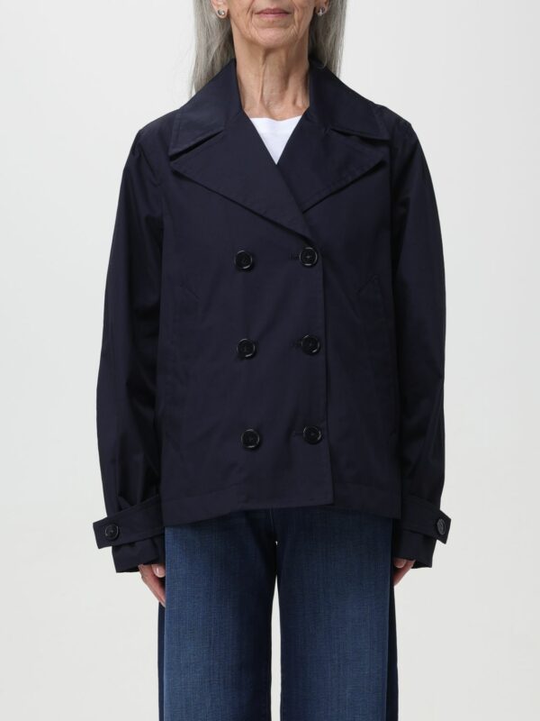 Trench Coat WOOLRICH Woman color Blue