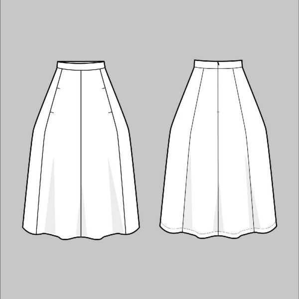 Tulip Skirt Sewing Pattern By The Assembly Line