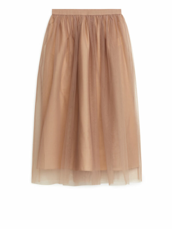 Tulle Skirt - Beige