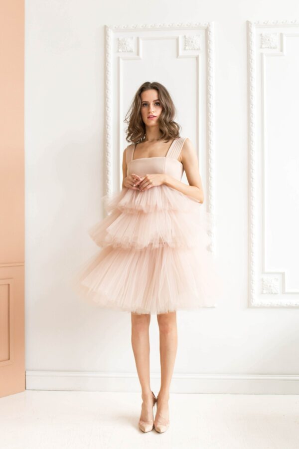 Tutu Dress For Women, Tulle Wedding Dress, Bridesmaid Short, Skirt Unique Dress, Tulle Gown