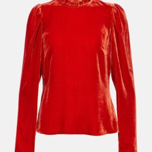 Ulla Johnson Mariene velvet blouse