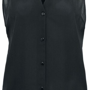 Urban Classics Ladies Sleeveless Chiffon Blouse Blouse black