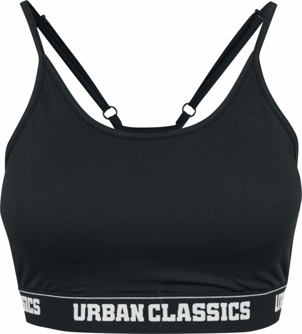 Urban Classics Ladies Sports Bra Bustier black