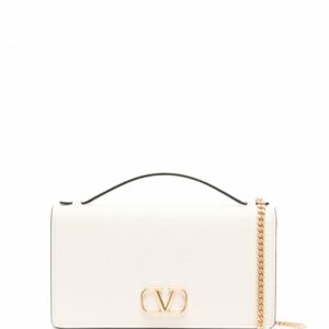 VALENTINO GARAVANI- Vlogo Signature Leather Wallet On Chain