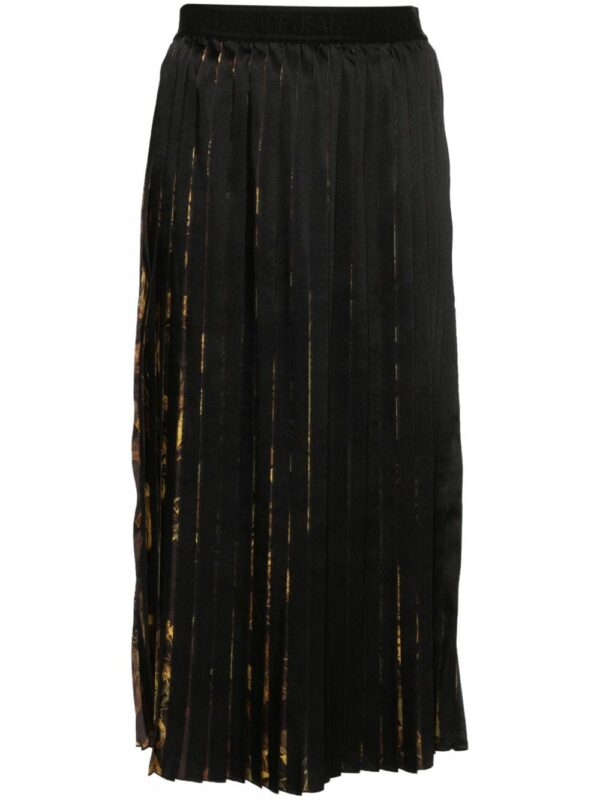 VERSACE JEANS COUTURE- Long Pleated Skirt