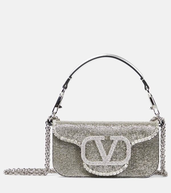 Valentino Garavani Locò Small beaded shoulder bag