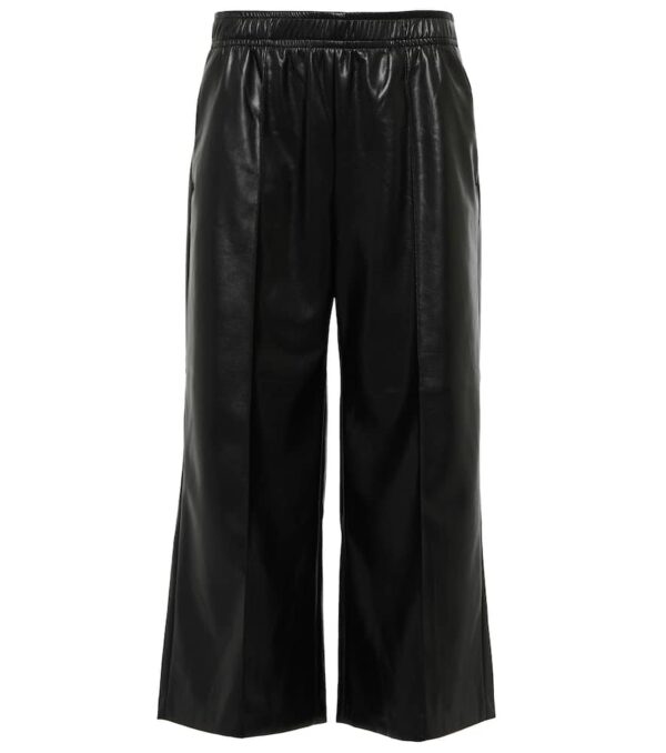 Velvet Nica faux leather culottes