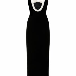 Velvet Viscose Evening Dress