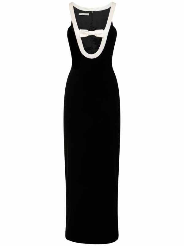 Velvet Viscose Evening Dress