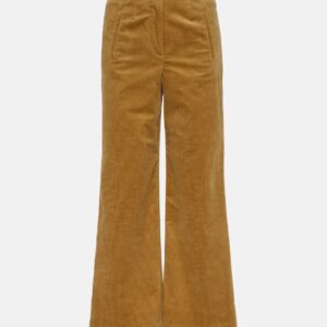 Veronica Beard Dova cropped corduroy pants