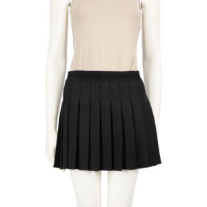 Versace Black Mini Pleated Skirt