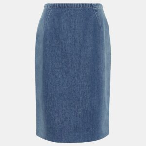 Versace Denim pencil skirt