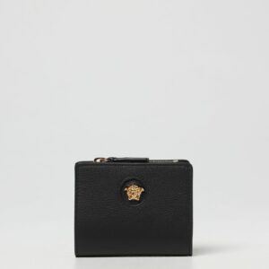 Versace wallet in micro grain leather