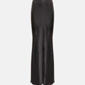 Victoria Beckham Satin maxi skirt