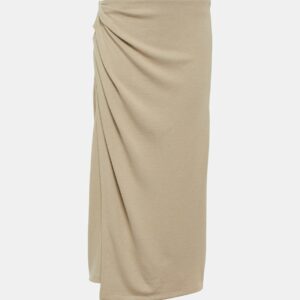 Vince Jersey wrap skirt