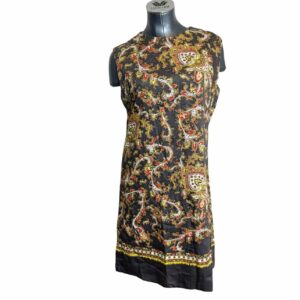 Vintage 1960S Babydoll Paisley Mini Dress Retro