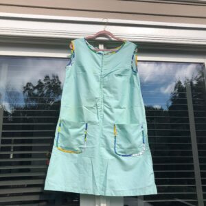 Vintage Mod 1960S Dress Mint Green Smock 60S Babydoll Hippie