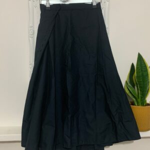 Vintage Skirt, Black 70S Circle Skirt - Wrap Uk8 Hand Made Vintage, Vintage Clothing