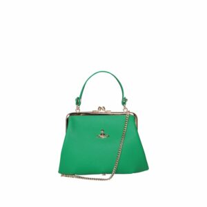 Vivienne Westwood Granny Frame Purse Green Bag