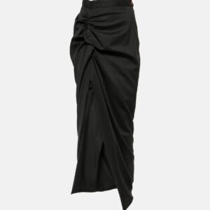 Vivienne Westwood Panther wool maxi skirt