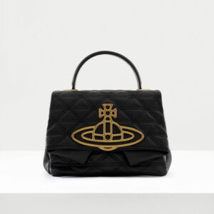 Vivienne Westwood Sibyl Shoulder Bag Quilted Nappa Black