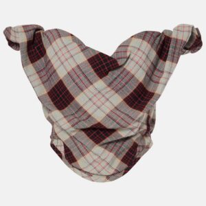 Vivienne Westwood Sunday checked draped corset