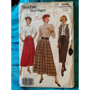 Vogue 8459 Maxi Swing Skirt Sewing Pattern Sz 8 10 12