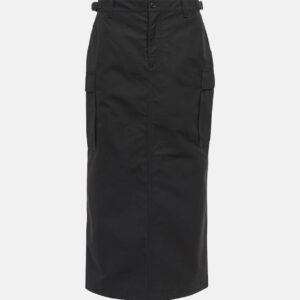 Wardrobe.NYC Cotton cargo midi skirt