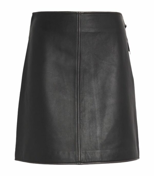 Weekend Max Mara Leather Mini Skirt