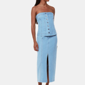 Whistles Women's Denim Maxi Skirt