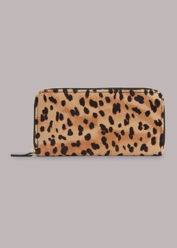 Whistles Women's Leopard Long Purse