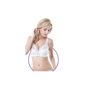 (White, 90C) Ladies Full Cup Lace Underwired Stretch Floral non padded Bra Lingerie