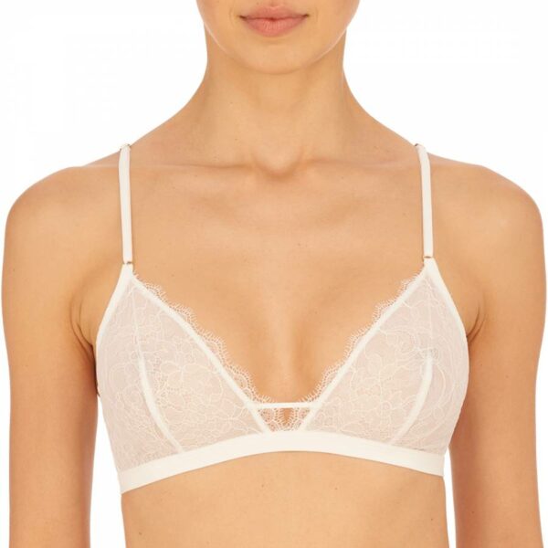 White Gaze Triangle Bralette