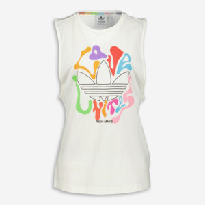 White Logo Tank Top