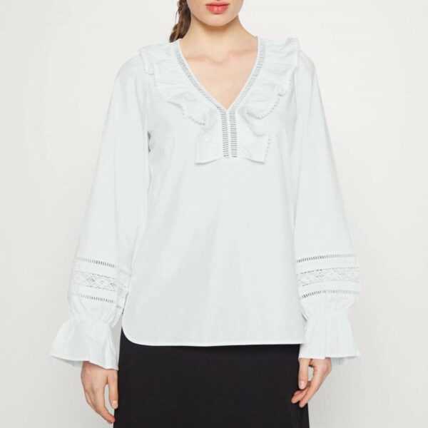 White Raro Cotton Blouse