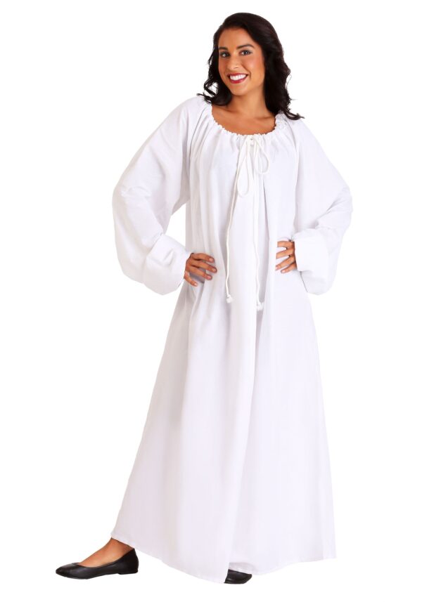 White Renaissance Chemise Fancy Dress Costume