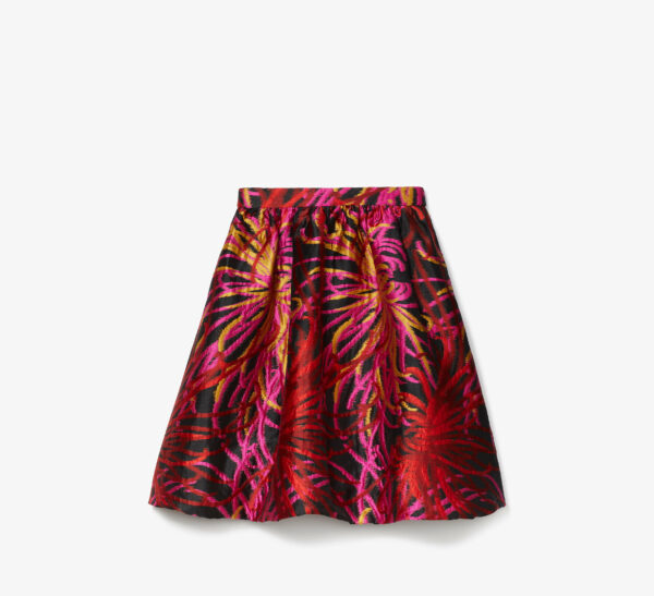 Winter Chrysanthemum Bubble Skirt