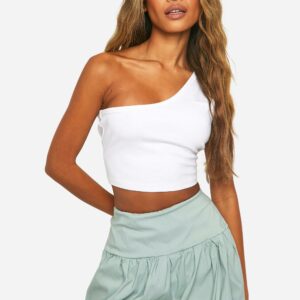 Womens Bengaline Bubble Puffball Mini Skirt - Green - 10, Green