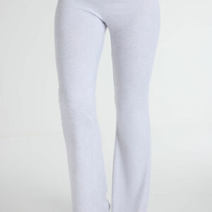 Womens Grey Kick Flare Yoga Pants