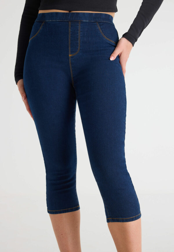 Womens Indigo Kate Crop Jeggings