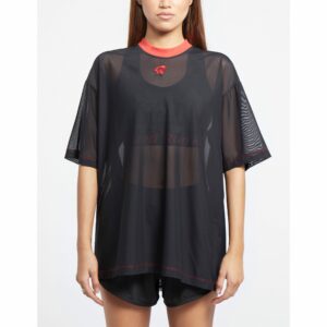 Womens Inky Oversized Net T-Shirt