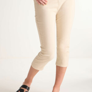 Womens Kate Ecru Crop Jeggings