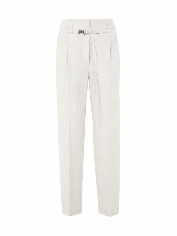 Women's Linen Straight Pants