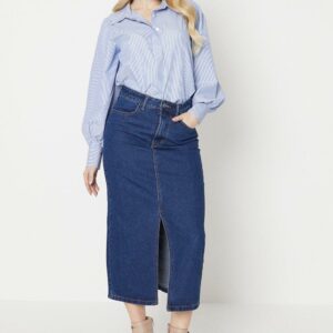 Womens Maxi Denim Skirt